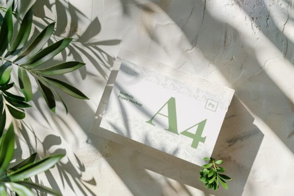 Download Realistic A4 Paper Mockup - Paper mockup Collection