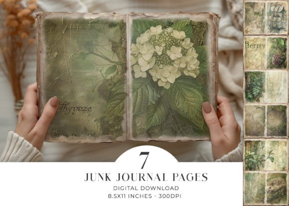 Download Woodland Junk Journal Pages - Premium Bundle