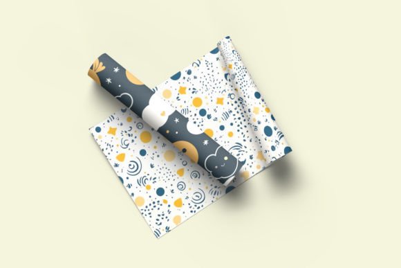 Download Wrapping Paper Mockup for Branding - Paper mockup Collection