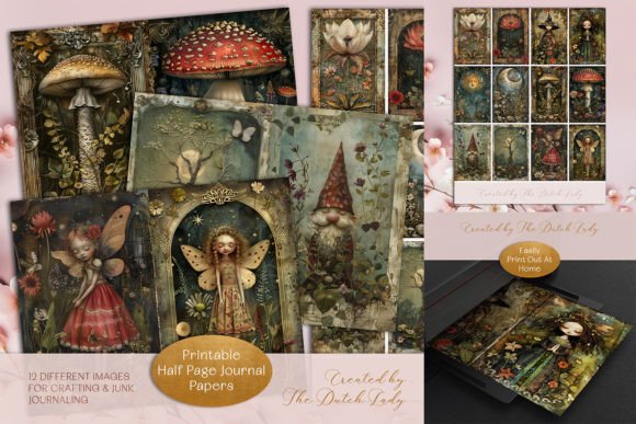 Download Fairytale Woodland Junk Journal Papers - Premium Resources